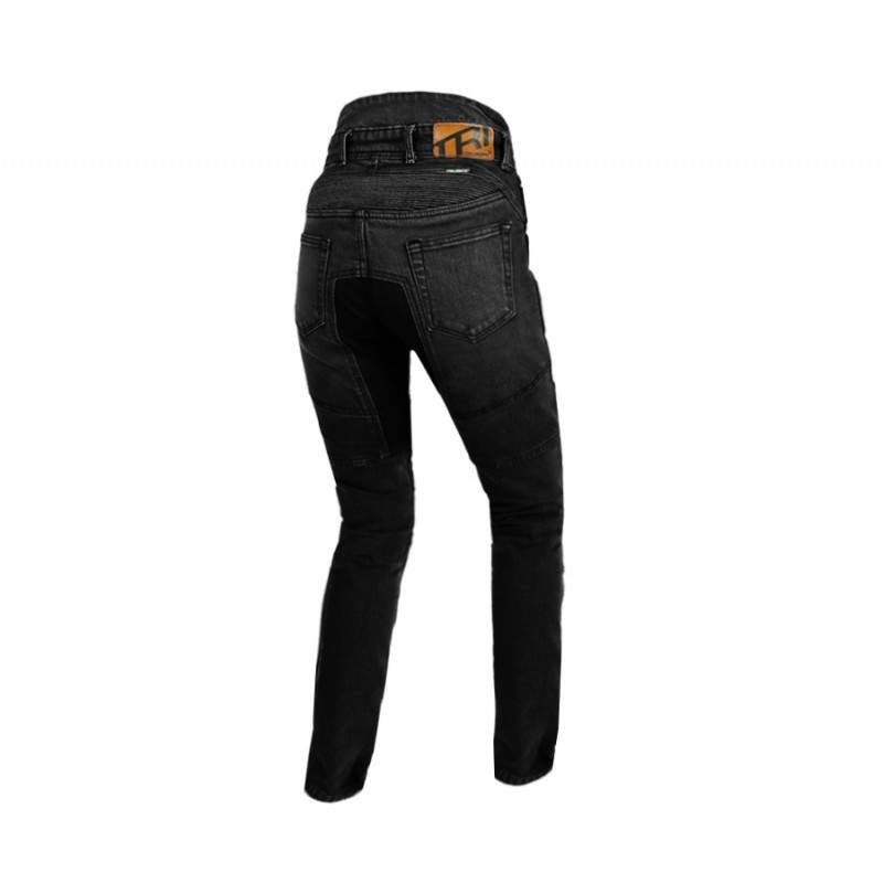 Дамски мото дънки TRILOBITE PARADO DOUBLELAYER SLIM FIT BLACK AAA(A) LEVEL 2
