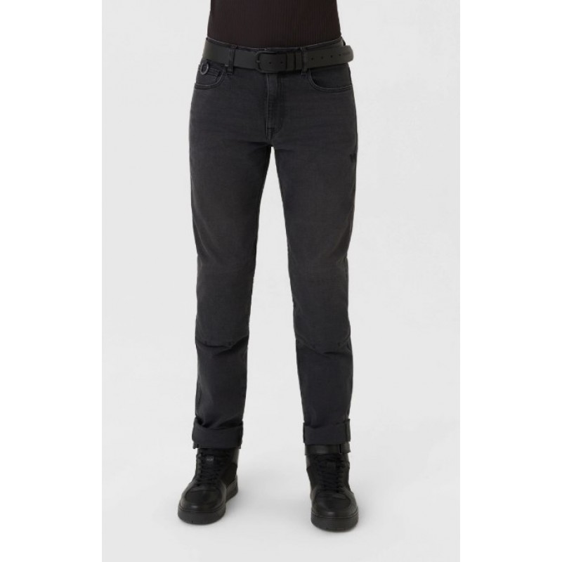 Мото дънки PANDO MOTO ROBBY BLACK - Slim-fit Cordura®