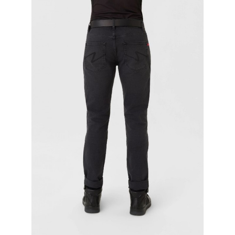 Мото дънки PANDO MOTO ROBBY BLACK - Slim-fit Cordura®