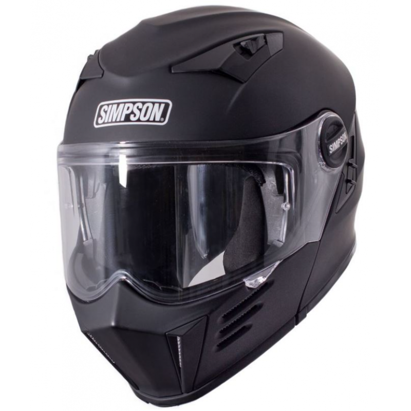 Каска SIMPSON Darksome 06 SOLID MATT BLACK