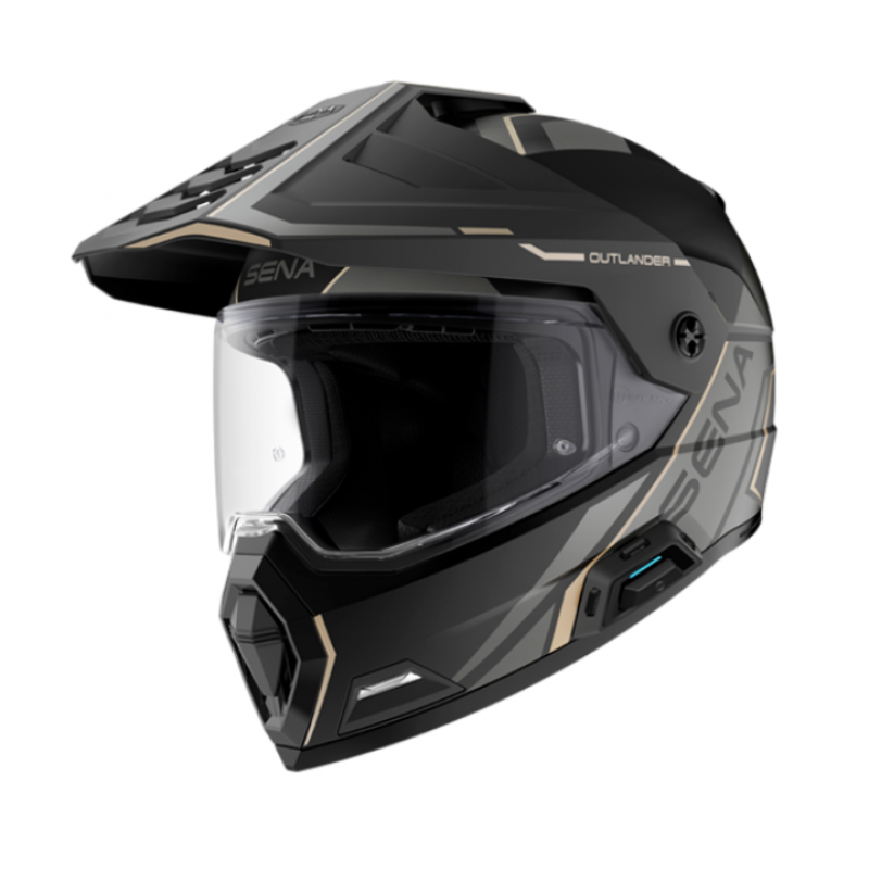 Каска SENA Outlander Flat Black