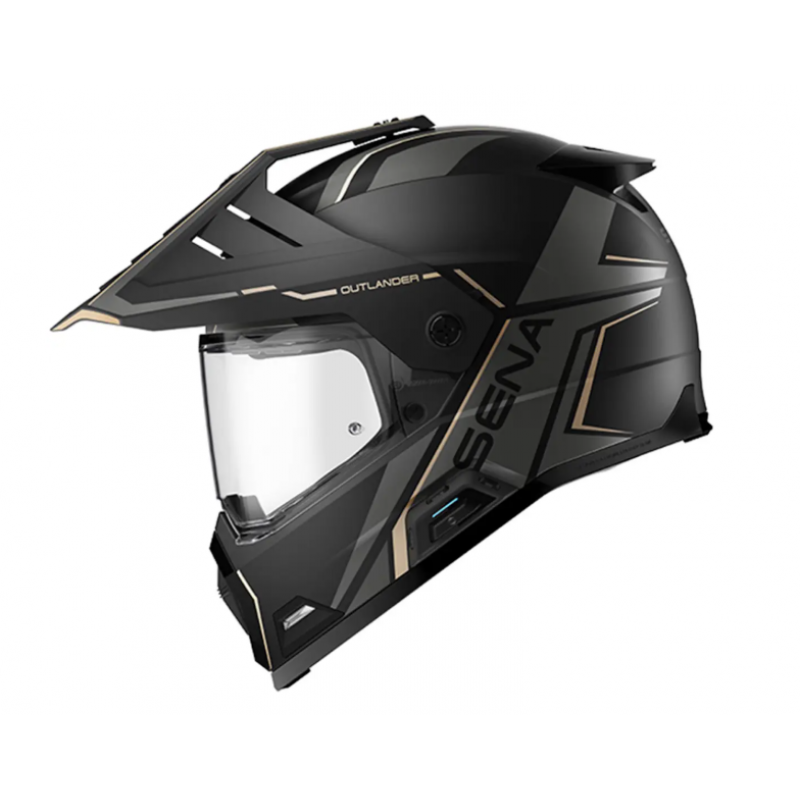 Каска SENA Outlander Flat Black