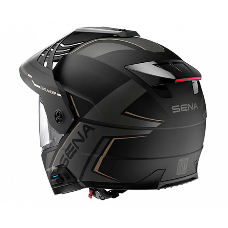 Каска SENA Outlander Flat Black