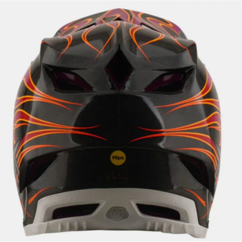 Вело каска Troy Lee Designs D4 Carbon Helmet MIPS Torched Carbon / Magenta