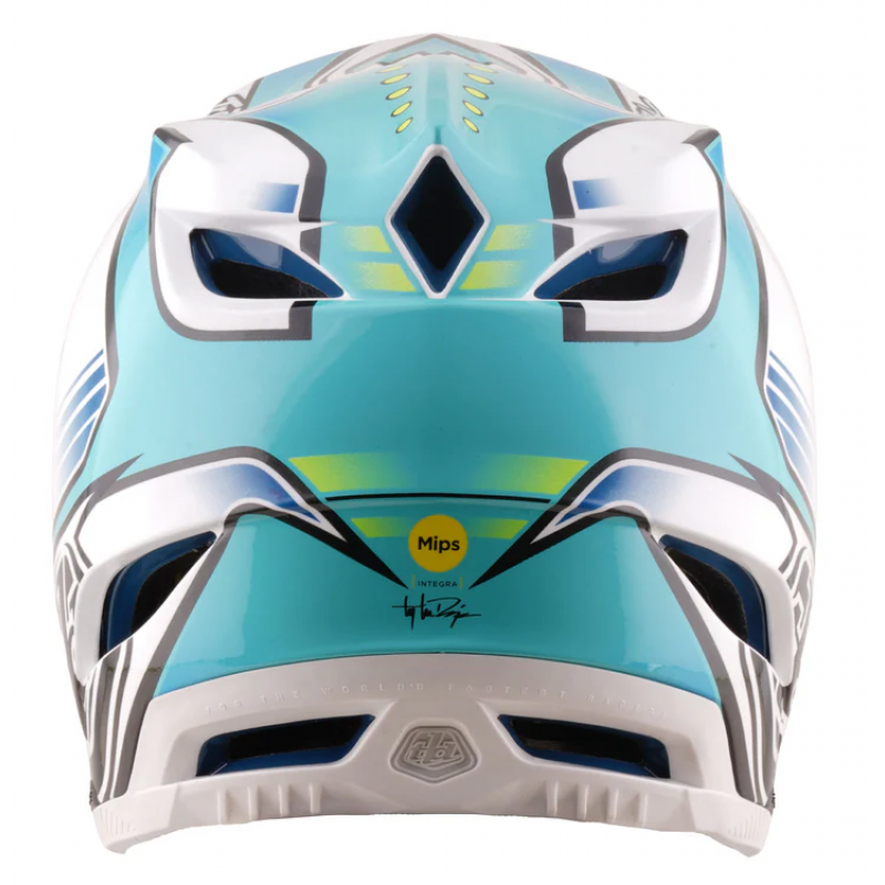 Вело каска Troy Lee Designs D4 Composite Helmet MIPS Crest Real Teal