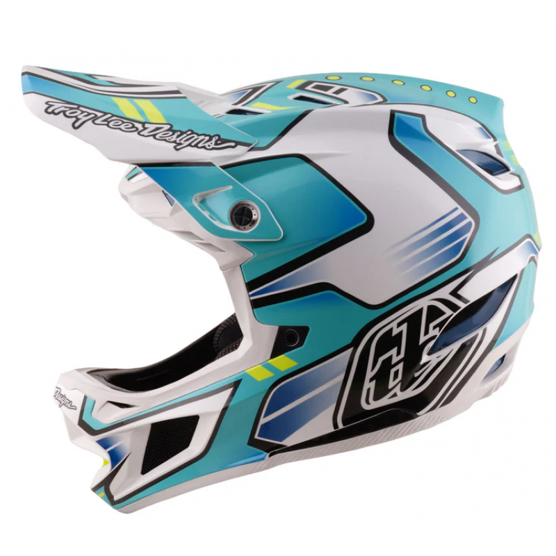 Вело каска Troy Lee Designs D4 Composite Helmet MIPS Crest Real Teal