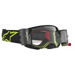 Мотокрос очила ALPINESTARS SUPERTECH FIRMA ROLL OFF BLK YEL FLO CLEAR