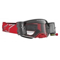 Мотокрос очила ALPINESTARS SUPERTECH FIRMA ROLL OFF RED/SIL/CLR