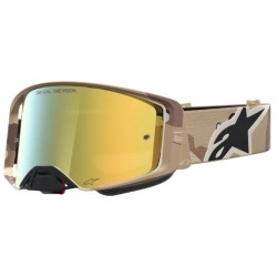Мотокрос очила ALPINESTARS SUPERTECH LONE CAMO DESERT MIRROR-GLD