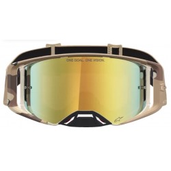 Мотокрос очила ALPINESTARS SUPERTECH LONE CAMO DESERT MIRROR-GLD