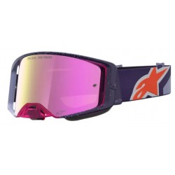 Мотокрос очила ALPINESTARS SUPERTECH HITEN PUR RED MIRROR-PINK
