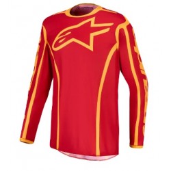 Мотокрос джърси ALPINESTARS FLUID APEX V2 RED/GLD