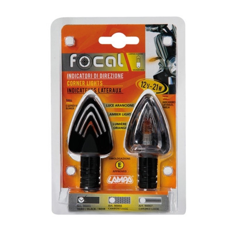 Мото Мигачи Focal Black- 90065