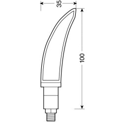 Led Мигачи Katana Black – 90074