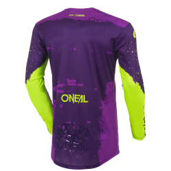 Мотокрос блуза O'NEAL MAYHEM PAINT PURPLE/NEON YELLOW V.27
