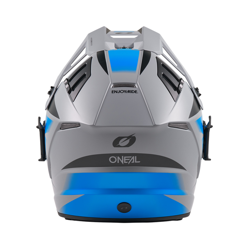 Ендуро каска O'NEAL EX-SRS MAGMA GRAY/BLUE V.27