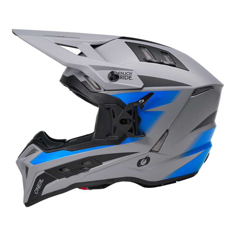 Ендуро каска O'NEAL EX-SRS MAGMA GRAY/BLUE V.27