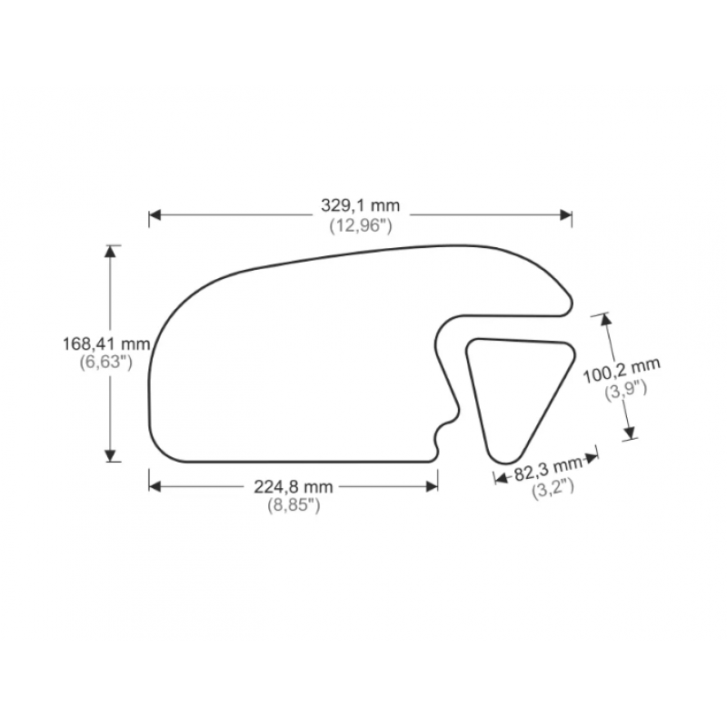 Протектор за резервоар HONDA CBR 600 RR HDR218/PR3436
