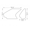 Протектор за резервоар HONDA CBR 1000 RR HDR214/PR3438