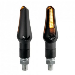 Led Мото Мигачи Zephyr Black 90493