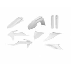 Пълен пластмасов Enduro кит Polisport за KTM EXC/ EXC-F/XC-W/ XCF-W-2020-23 White