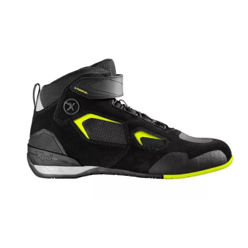 Мото боти XPD X-RADICAL BLACK/NEON YELLOW