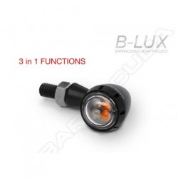 Led Мото Мигачи Barracuda S-Led 3 B-Lux Black