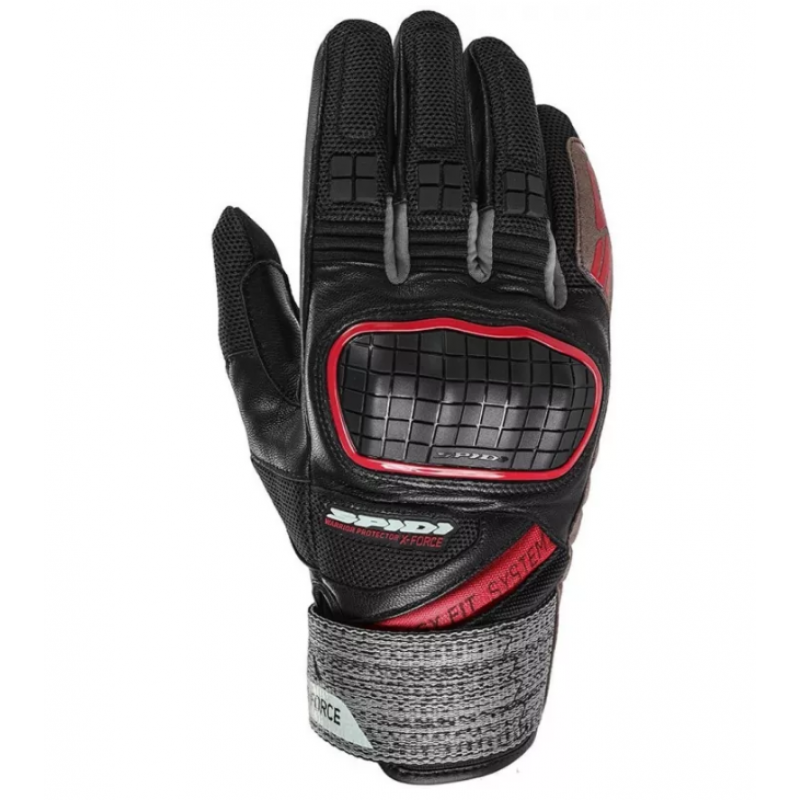 Мото ръкавици SPIDI X-FORCE BLACK/RED