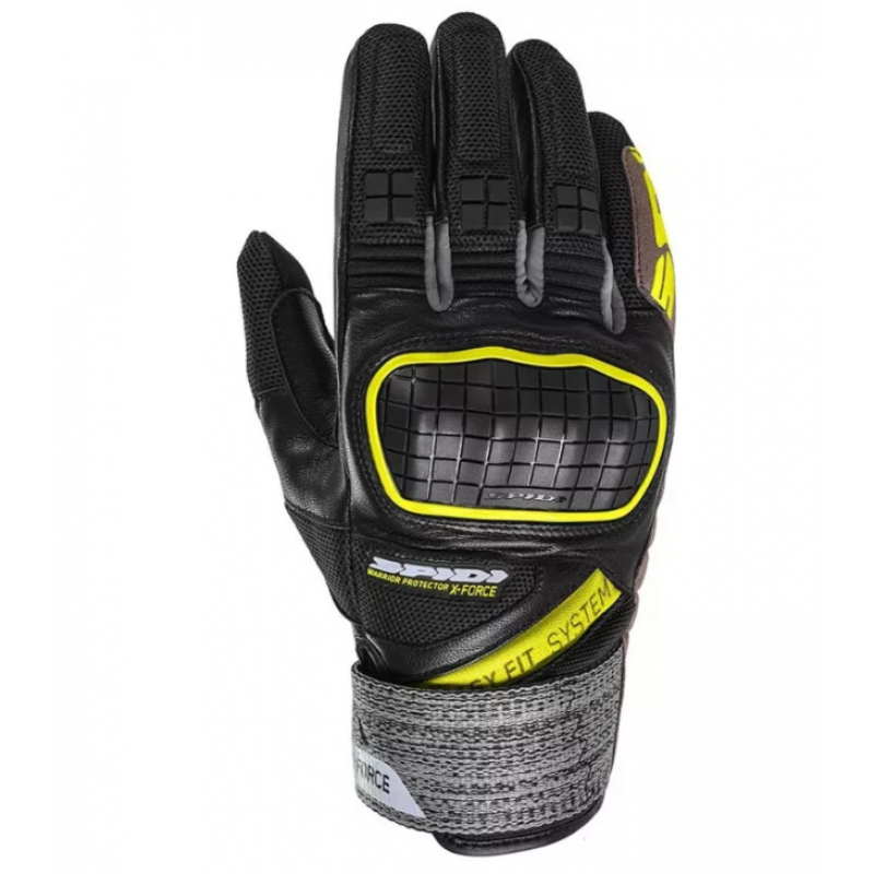 Мото ръкавици SPIDI X-FORCE BLACK/FLUO