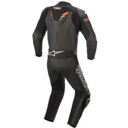 Кожен мото екип ALPINESTARS GP FORCE CHASER V2 1PC BLACK/FLUO RED