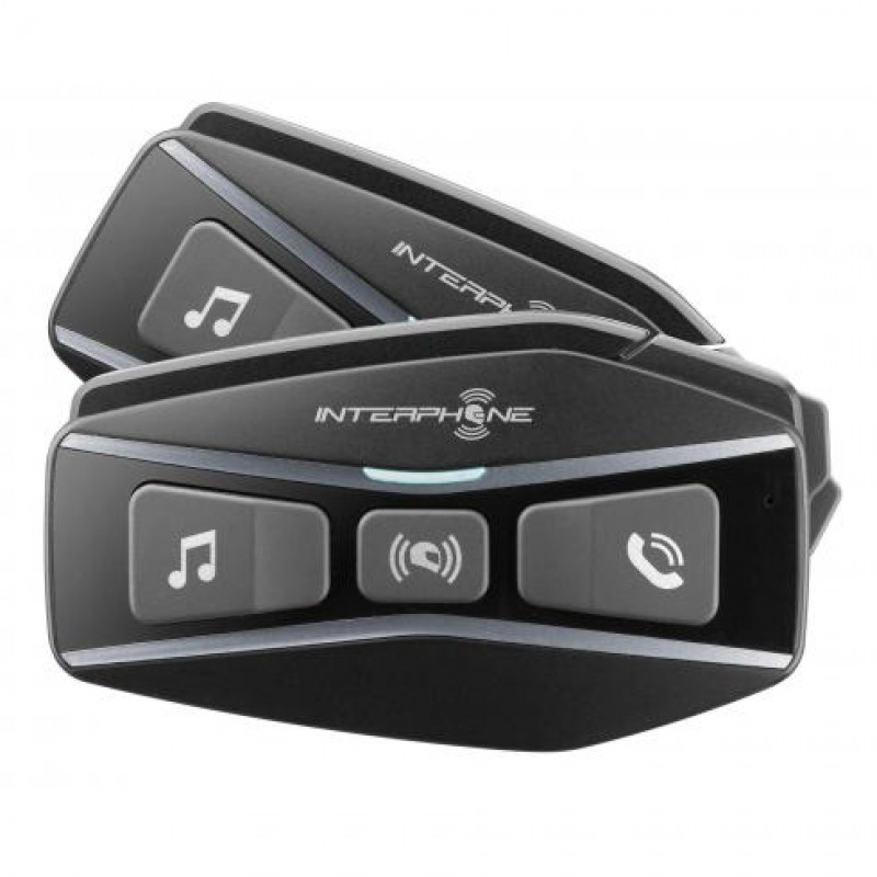 Интерком За Каска Interphone Bluetooth Хедсет Пакет Ucom16 С Mesh Техн - До 1,6 Км. И 24 У-Ва - 2 Броя