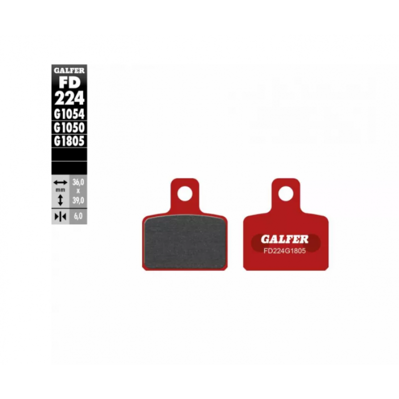 Задни мото накладки Galfer TRIAL TOP FD224G1805