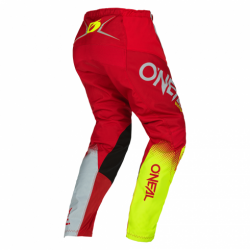 Мотокрос Брич O’Neal Element Racewear V.22 Red/Gray/Neon Yellow
