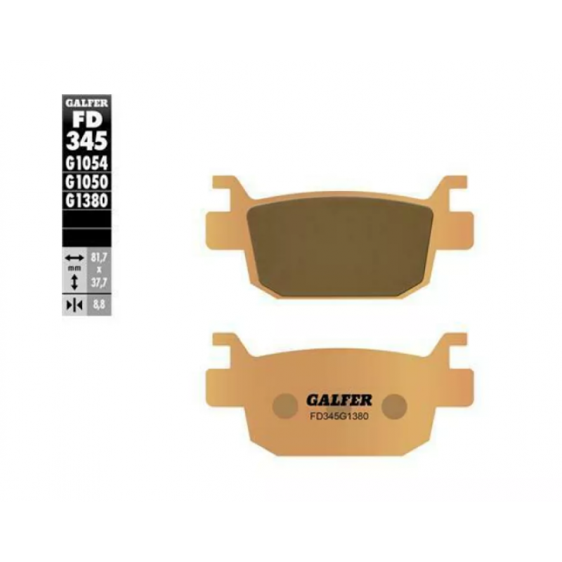Задни мото накладки Galfer SINTERED SCOOTER FD345G1380