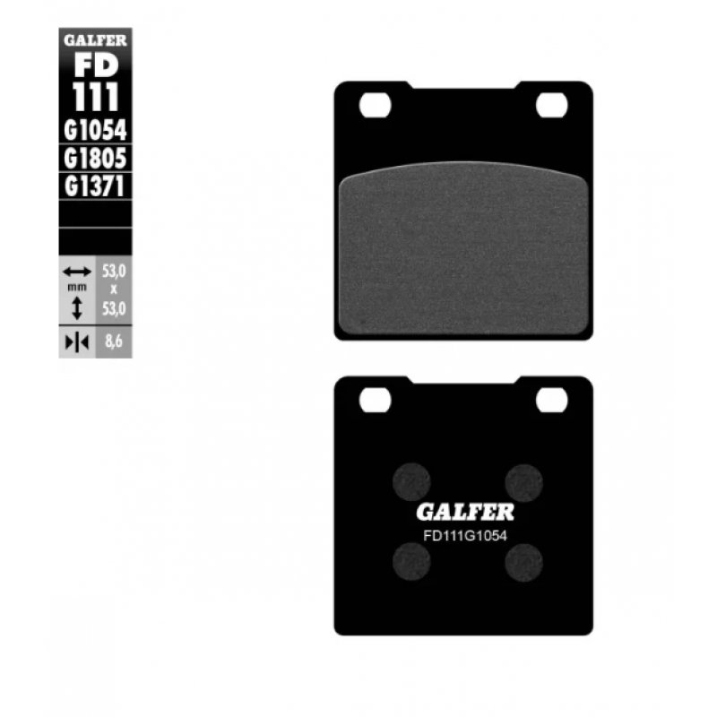 Задни мото накладки Galfer SEMI METAL FD111G1054 Suzuki