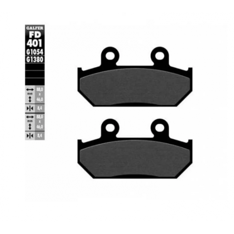 Задни мото накладки Galfer SEMI METAL FD401G1054 Suzuki