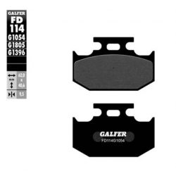 Задни мото накладки Galfer SEMI METAL FD114G1054 Yamaha