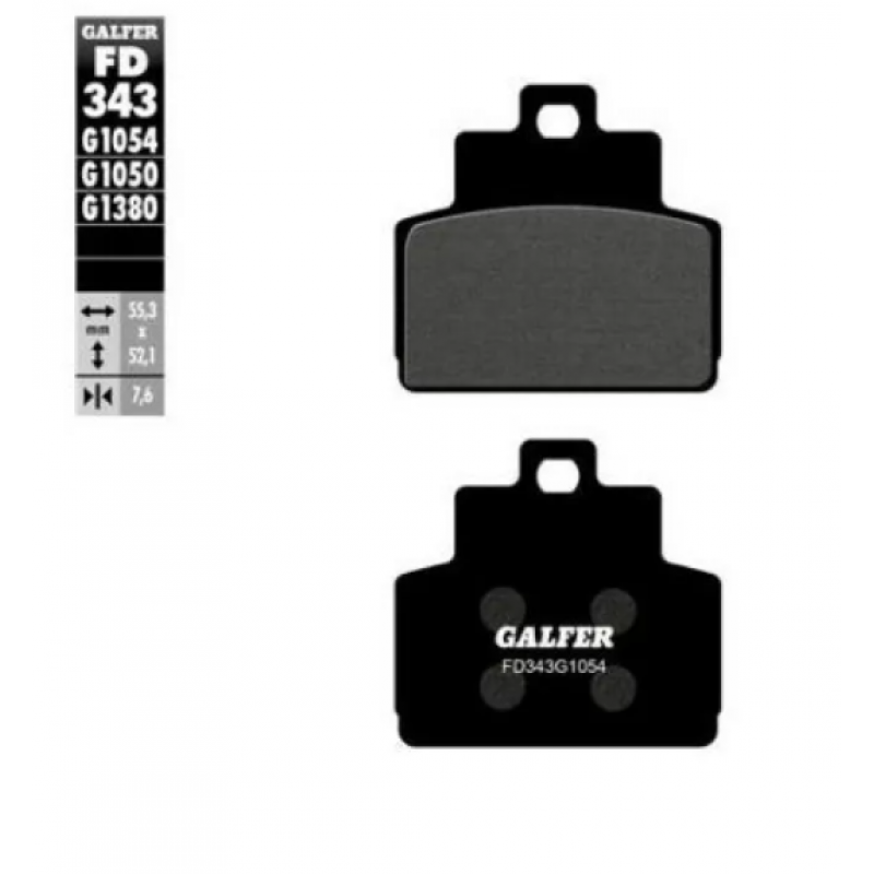 Задни мото накладки Galfer SEMI METAL FD343G1054