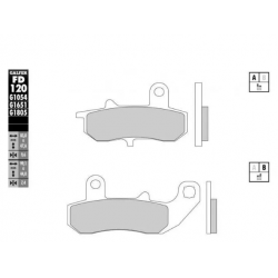 Задни мото накладки Galfer SEMI METAL FD120G1054