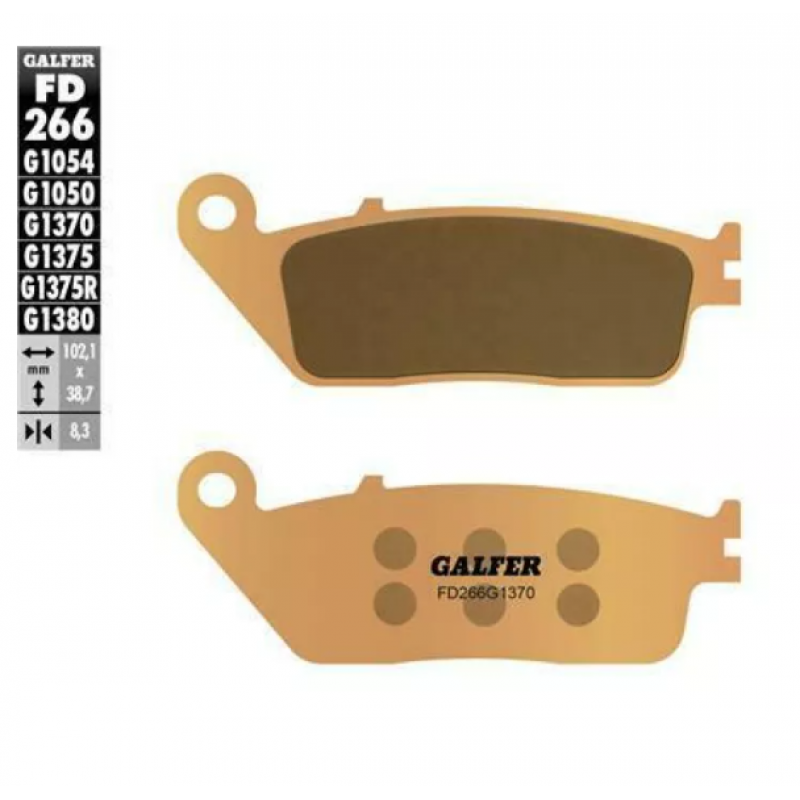 Предни мото накладки Galfer SINTERED COMPOUND FD266G1370 Honda