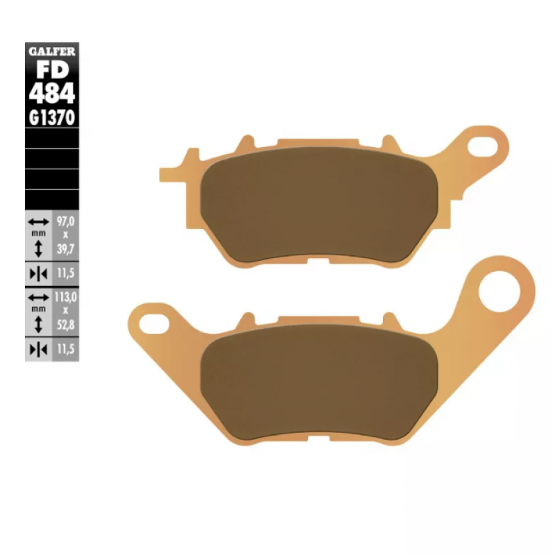 Задни мото накладки Galfer SINTERED COMPOUND FD484G1370