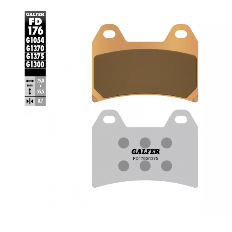 Предни мото накладки Galfer SINTERED COMPOUND FD176G1375