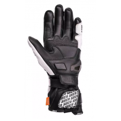 Кожени ръкавици SECA TRACKDAY BLACK/WHITE
