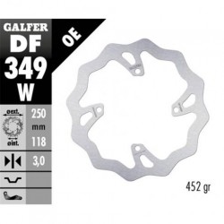 Преден Спирачен Диск Galfer Wave Fixed 250X3Mm Df349W