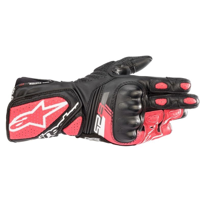 Дамски кожени мото ръкавици ALPINESTARS STELLA SP-8 V3 BLACK/RED