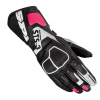 Дамски кожени мото ръкавици SPIDI STS-3 BLACK/FUCHSIA