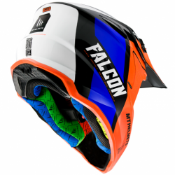 Мотокрос Каска Mt Falcon Warrior-Orange