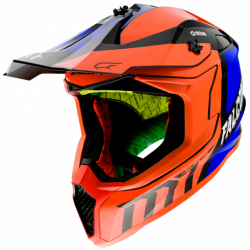 Мотокрос Каска Mt Falcon Warrior-Orange