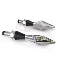 LED мото мигачи BARRACUDA X-LED B-LUX SILVER