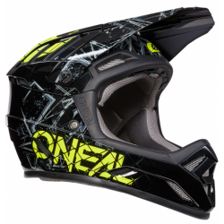 Вело Каска O'Neal Backflip Zombie Black/Neon Yellow